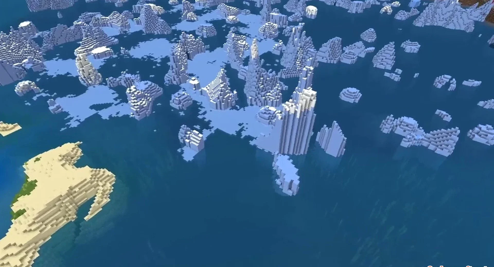 Minecraft seed 100000074636036561 — скриншот 1