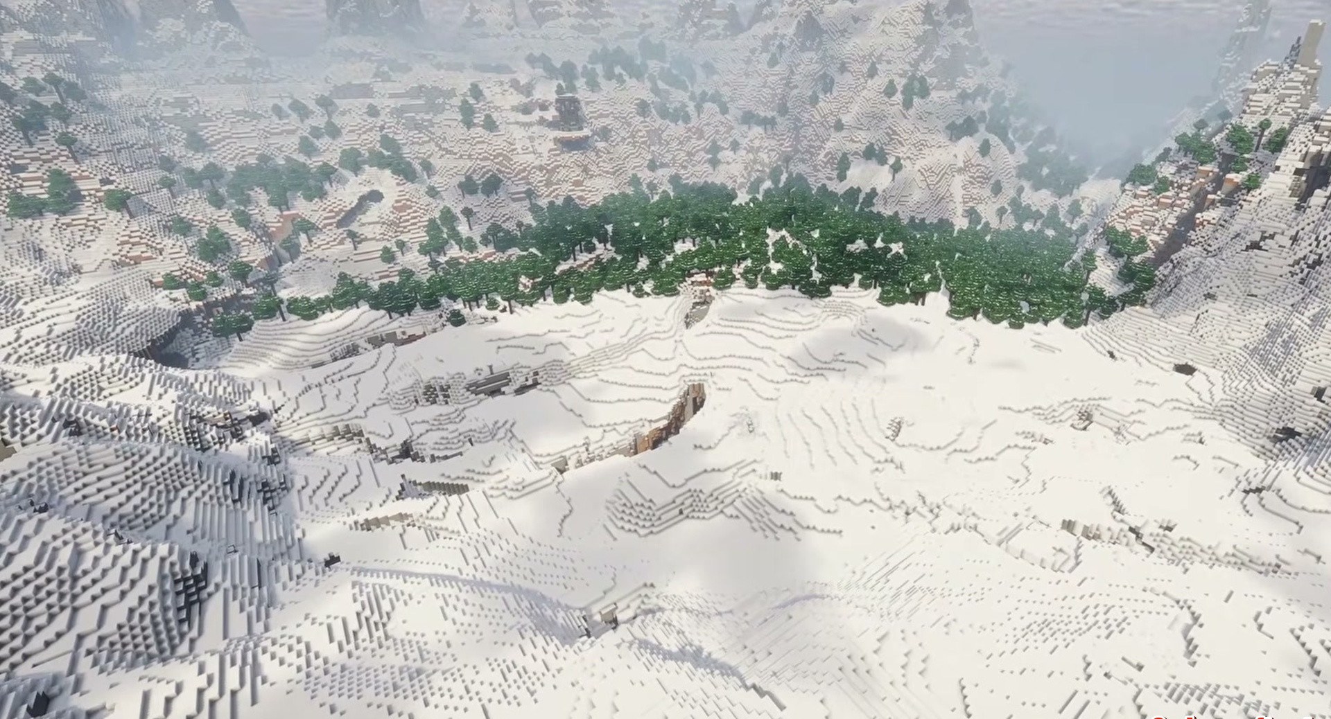 Minecraft seed 100000132440761041 — скриншот 1