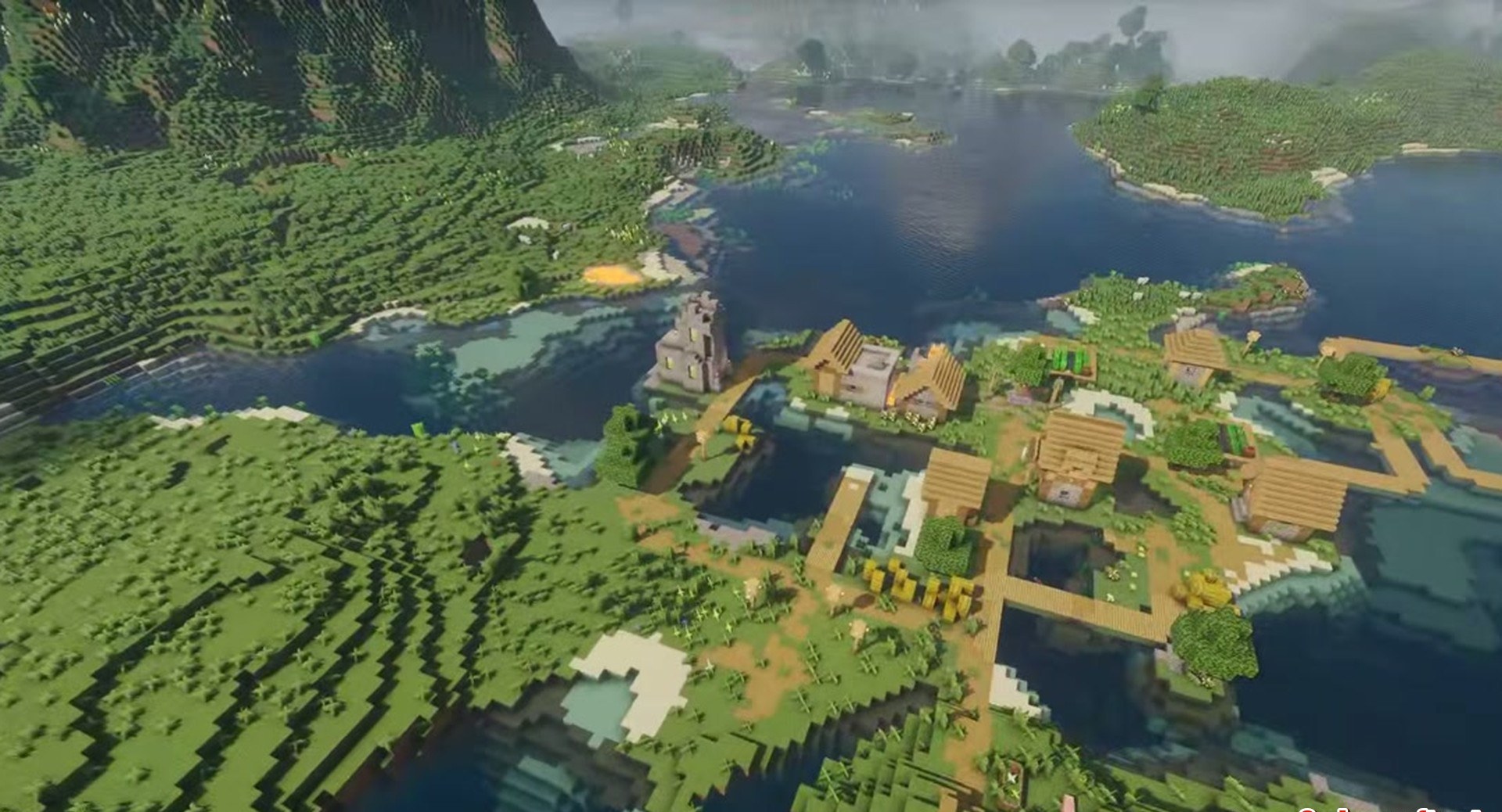 Minecraft seed 11258999478433898 — скриншот 1