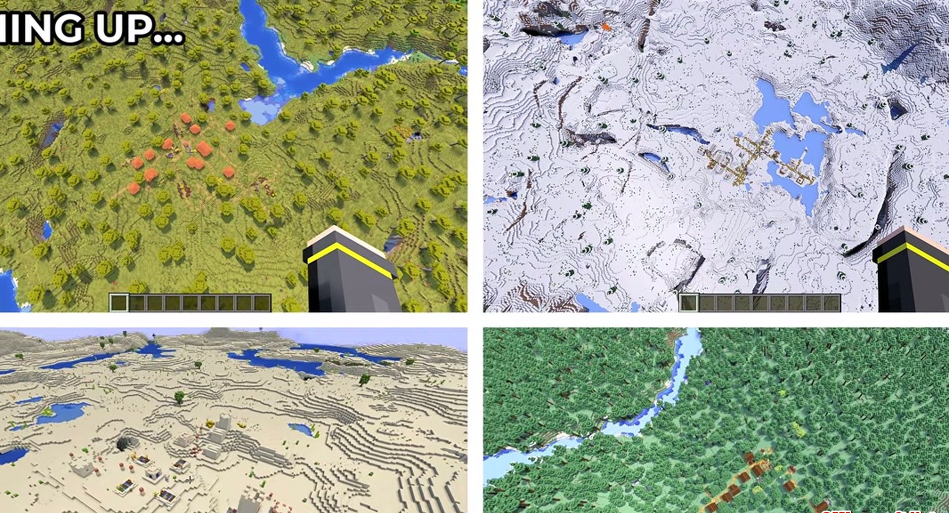 Minecraft seed 1250643764 — скриншот 1