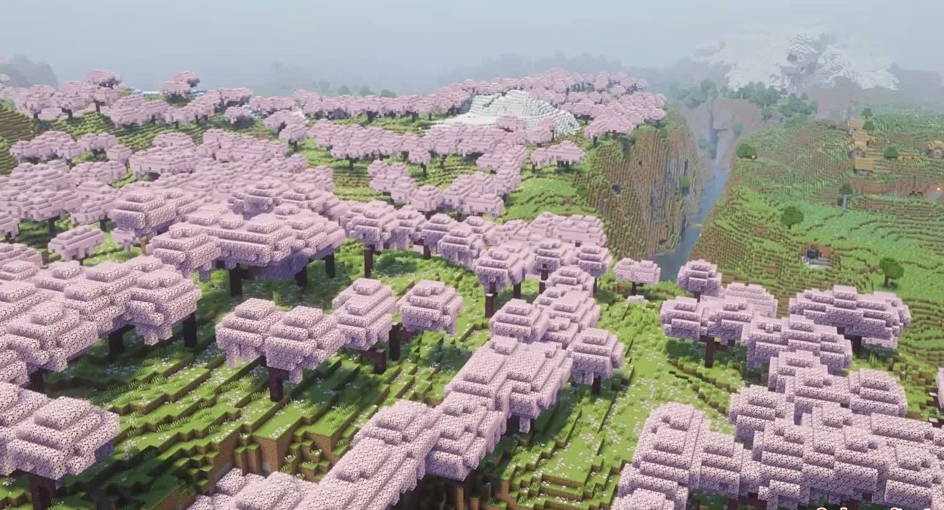 Minecraft seed 130145702140956433 — скриншот 1