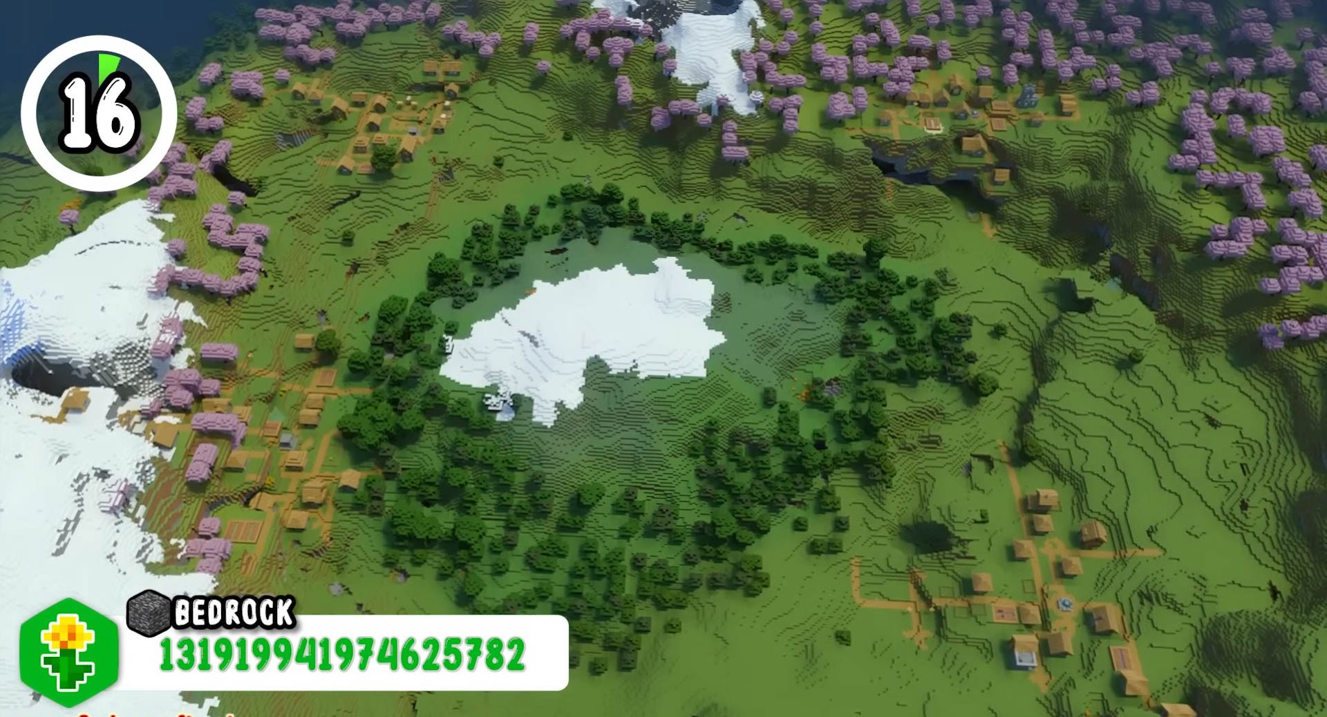 Minecraft seed 131919941974625782 — скриншот 1