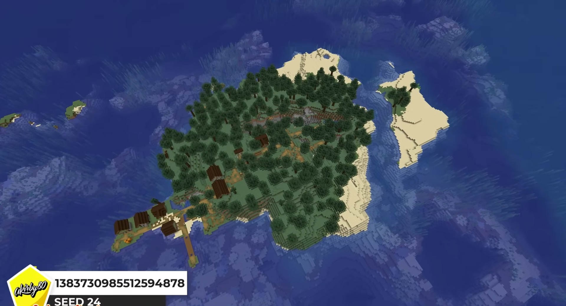Minecraft seed 1383730985512594878 — скриншот 1