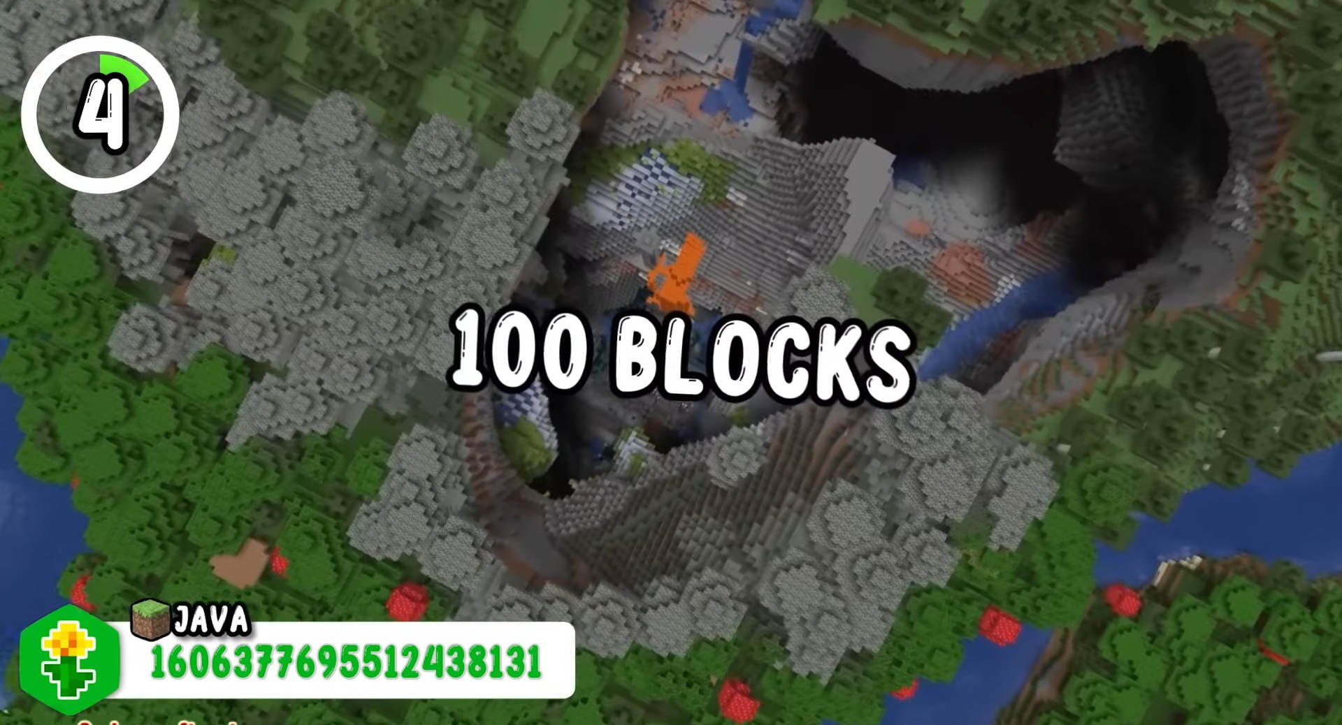 Minecraft seed 1606377695512438131 — скриншот 1