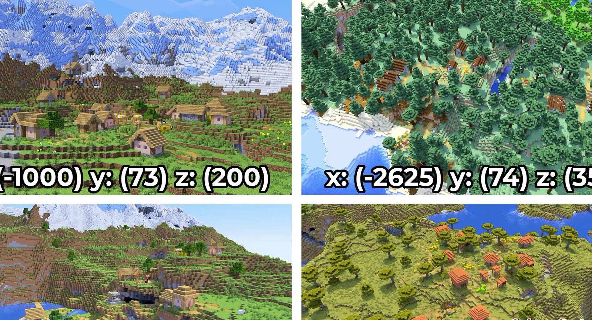 Minecraft seed 1607222117017849484 — скриншот 1