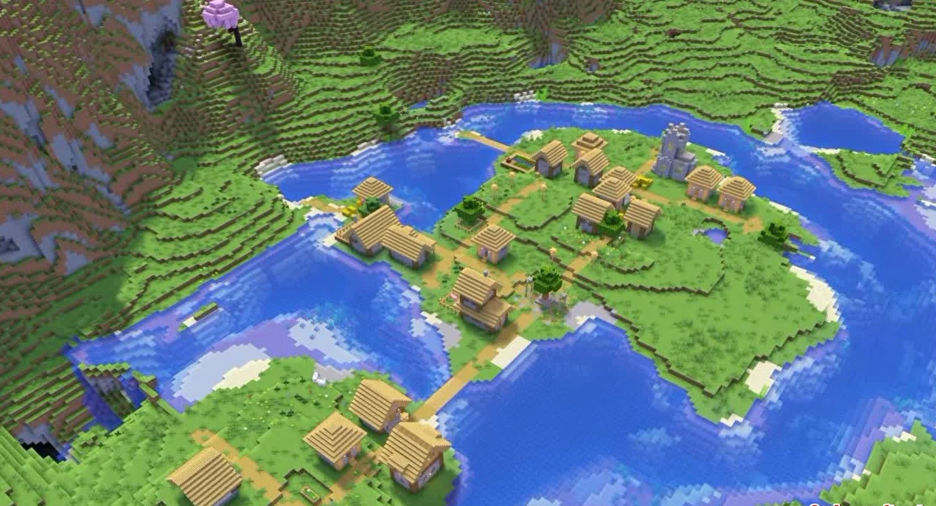 Minecraft seed 162879397 — скриншот 1