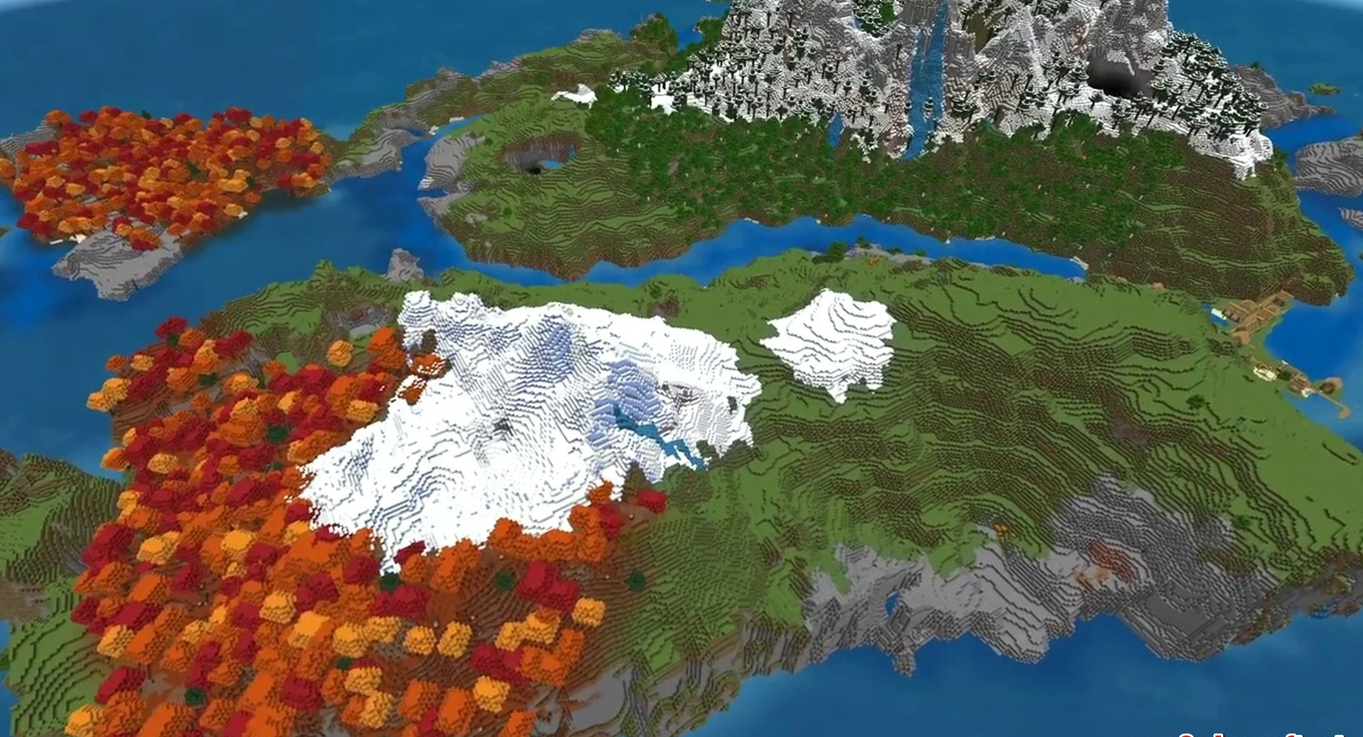 Minecraft seed 1728186647319 — скриншот 1
