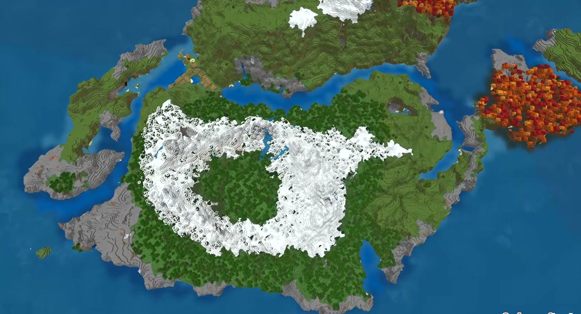 Minecraft seed 1728186647319 — скриншот 1