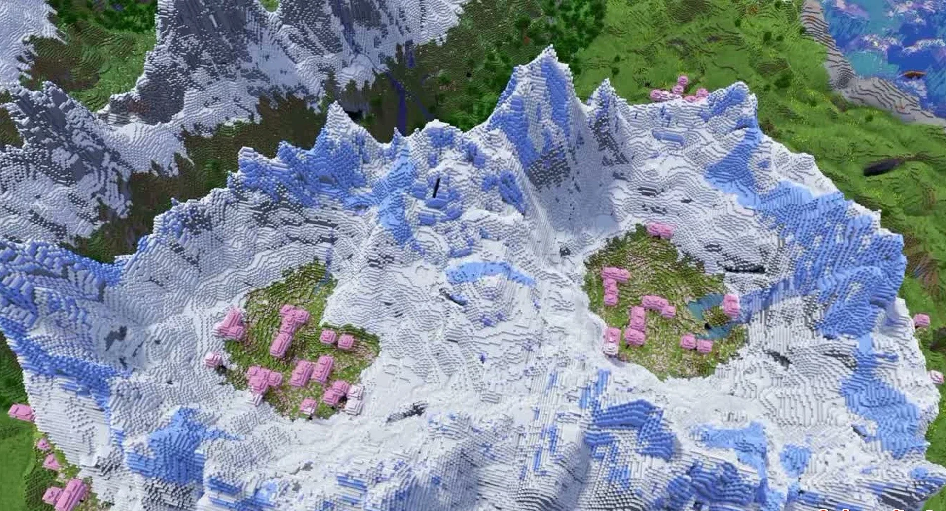 Minecraft seed 19464882444 — скриншот 1