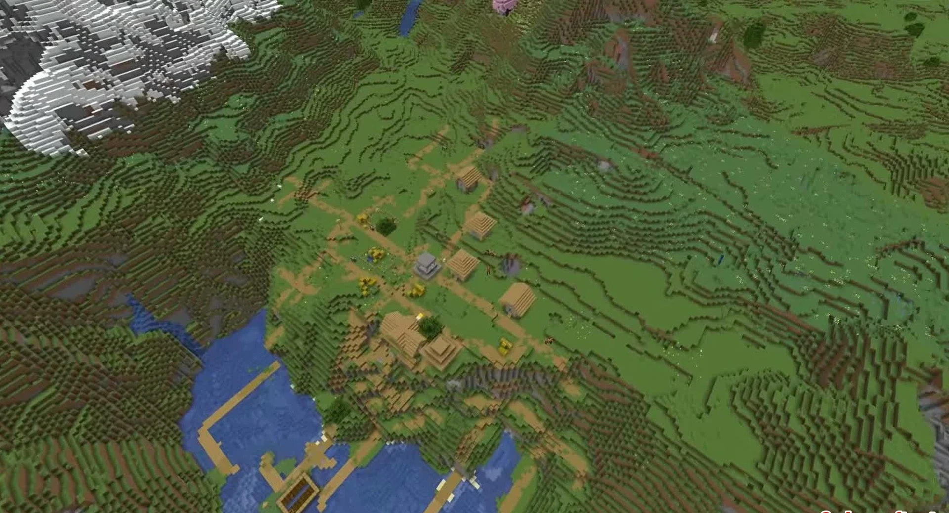 Minecraft seed 1973890068217067908 — скриншот 1