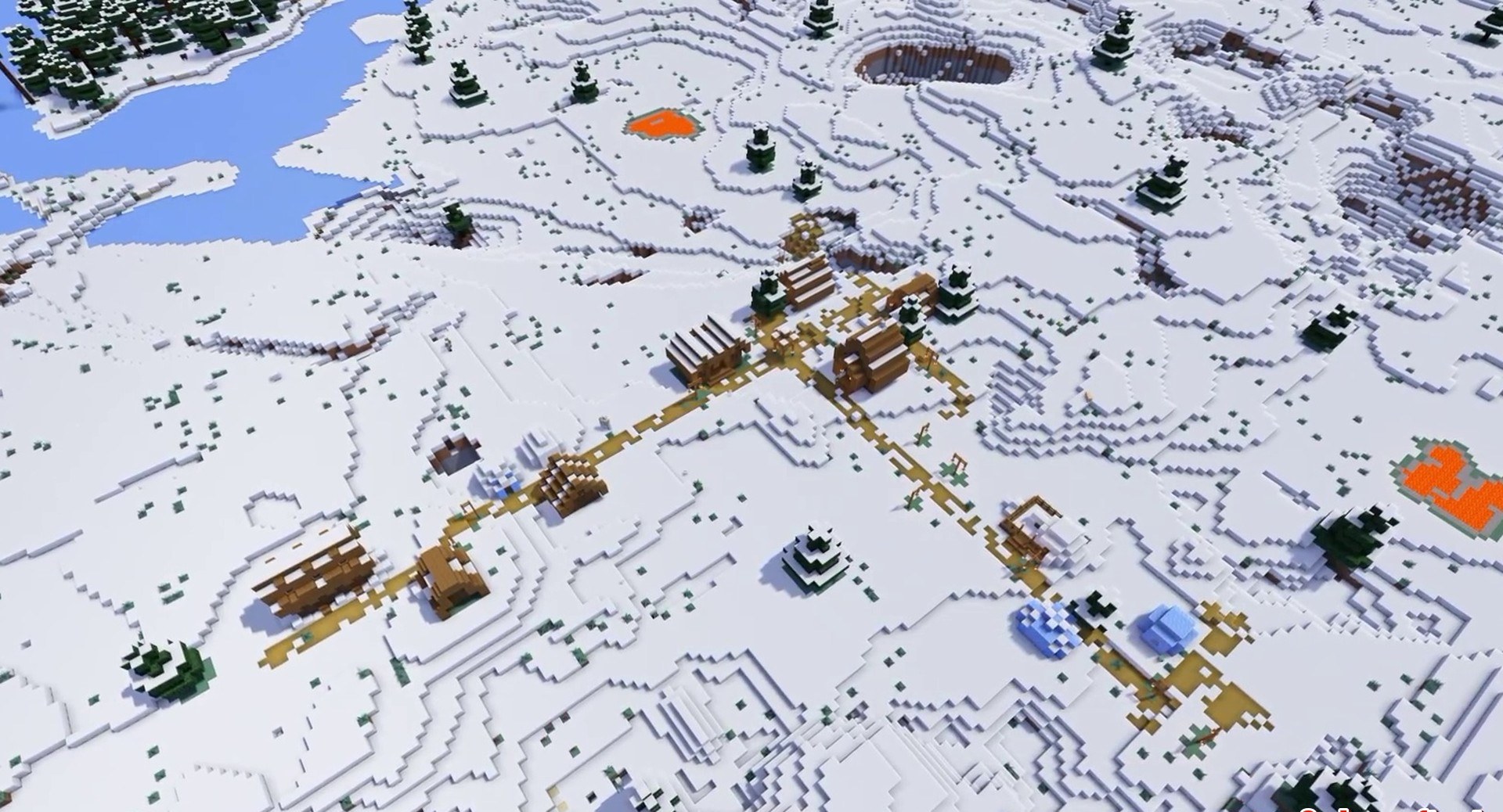 Minecraft seed 208405815 — скриншот 1
