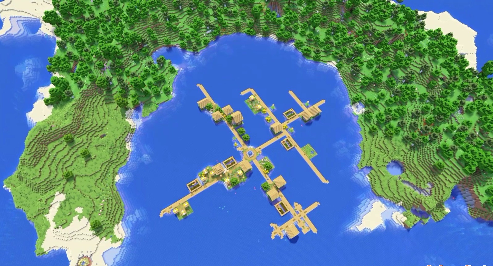 Minecraft seed 22529734303 — скриншот 1