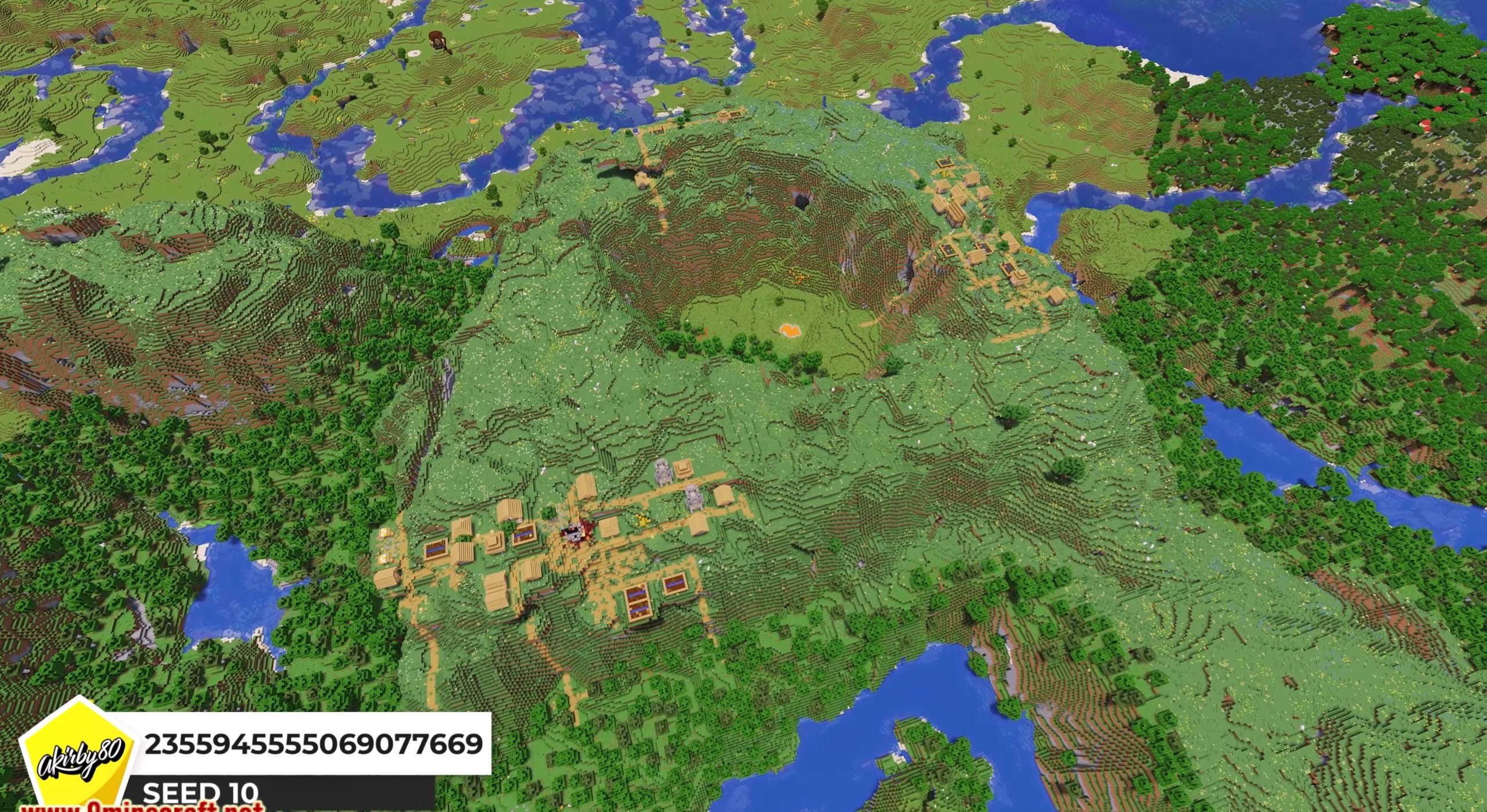 Minecraft seed 2355945555069077669 — скриншот 1