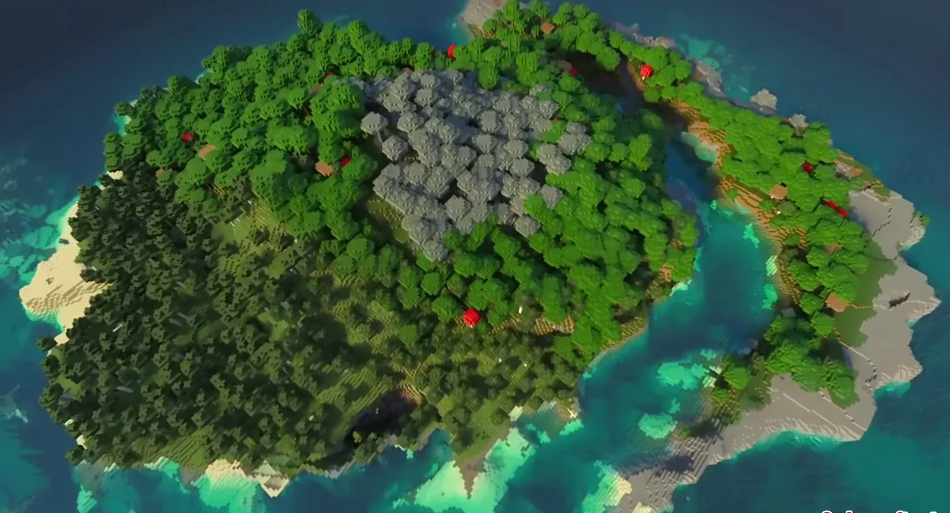 Minecraft seed 2391961450849154900 — скриншот 1