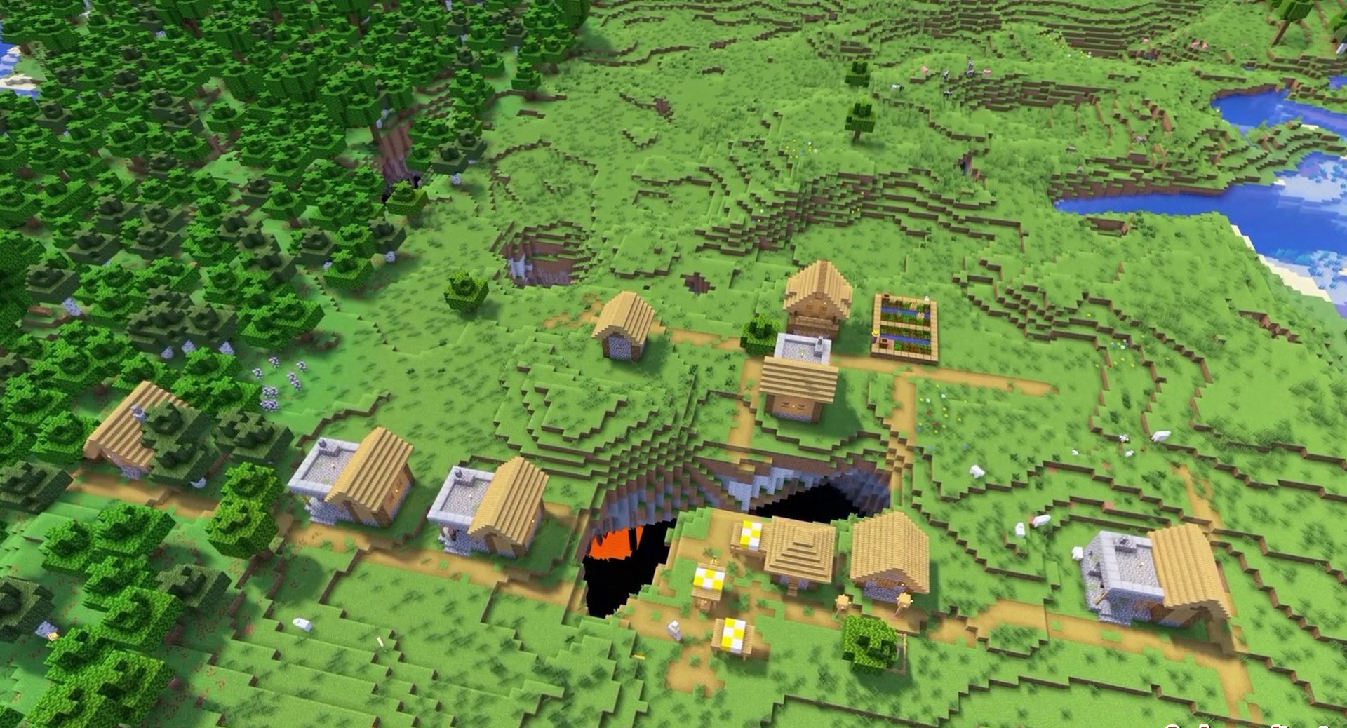 Minecraft seed 2468047326 — скриншот 1