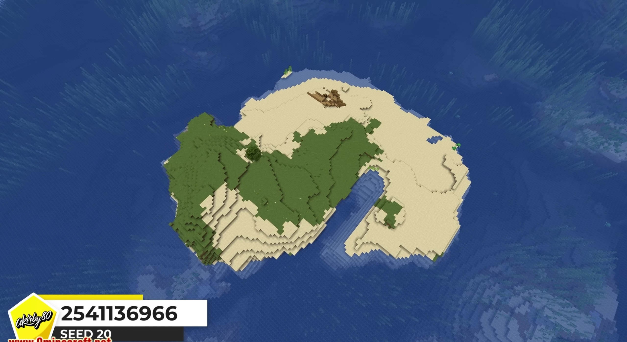 Minecraft seed 2541136966 — скриншот 1