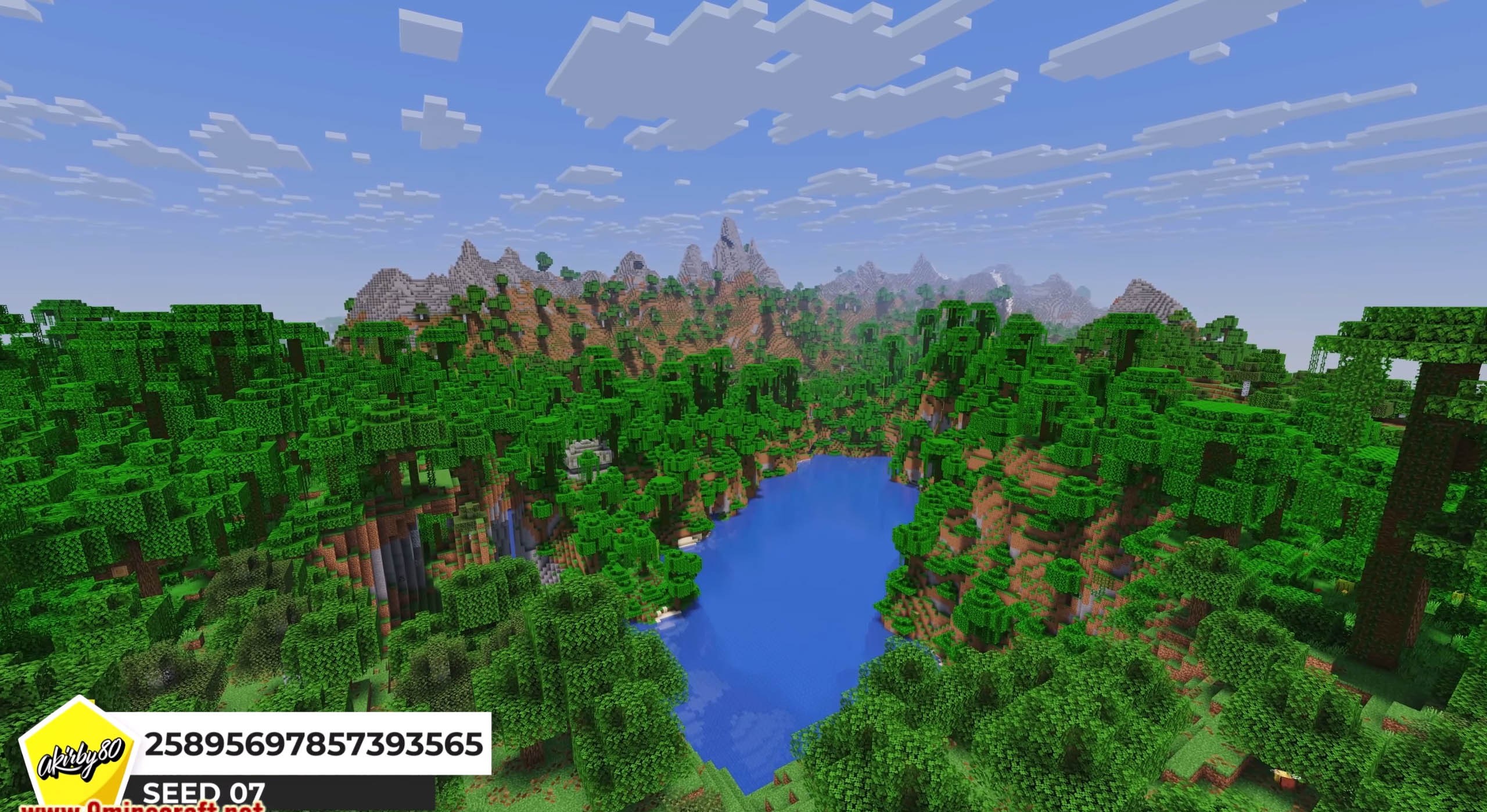 Minecraft seed 25895697857393565 — скриншот 1