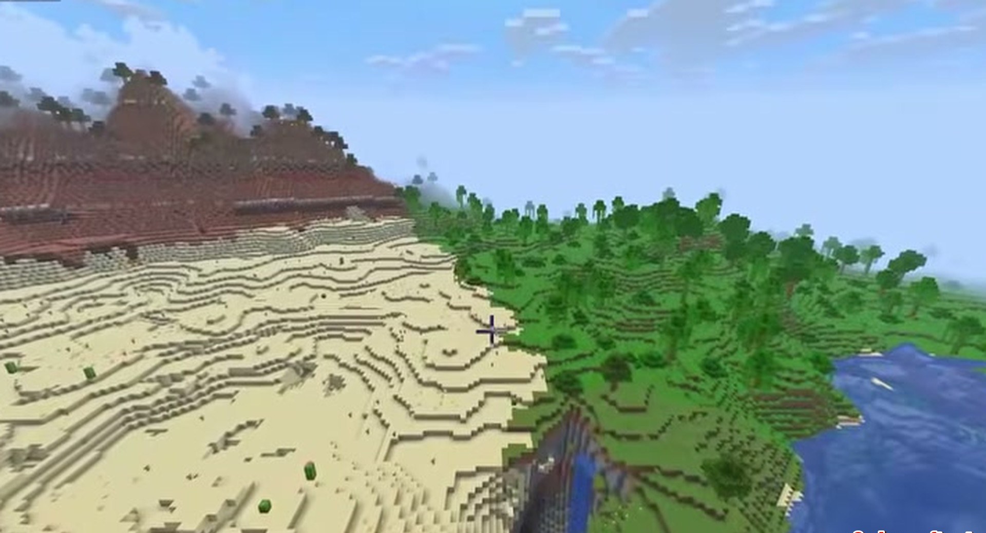Minecraft seed 2840886551733947403 — скриншот 1
