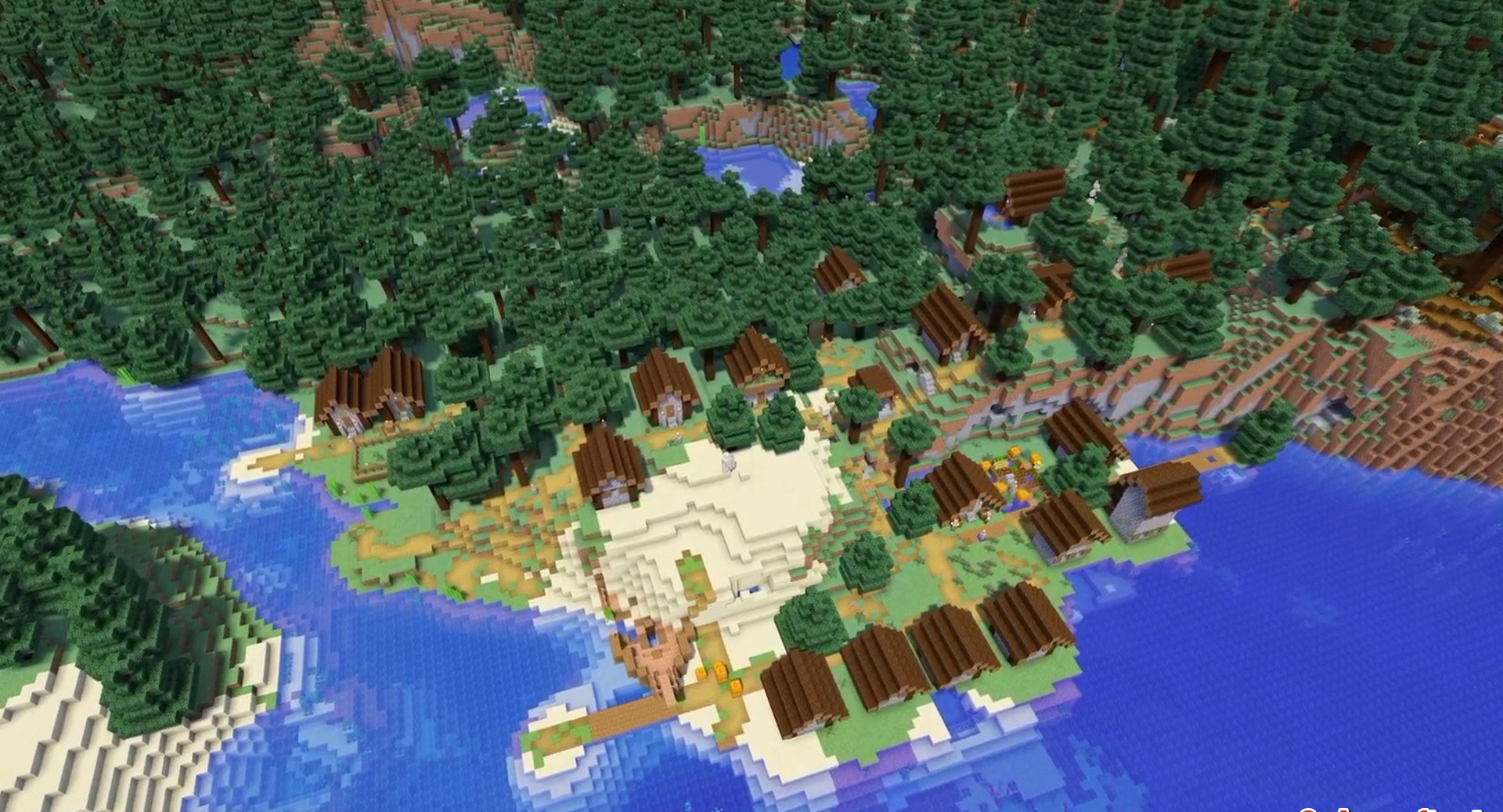 Minecraft seed 2871044762449748593 — скриншот 1