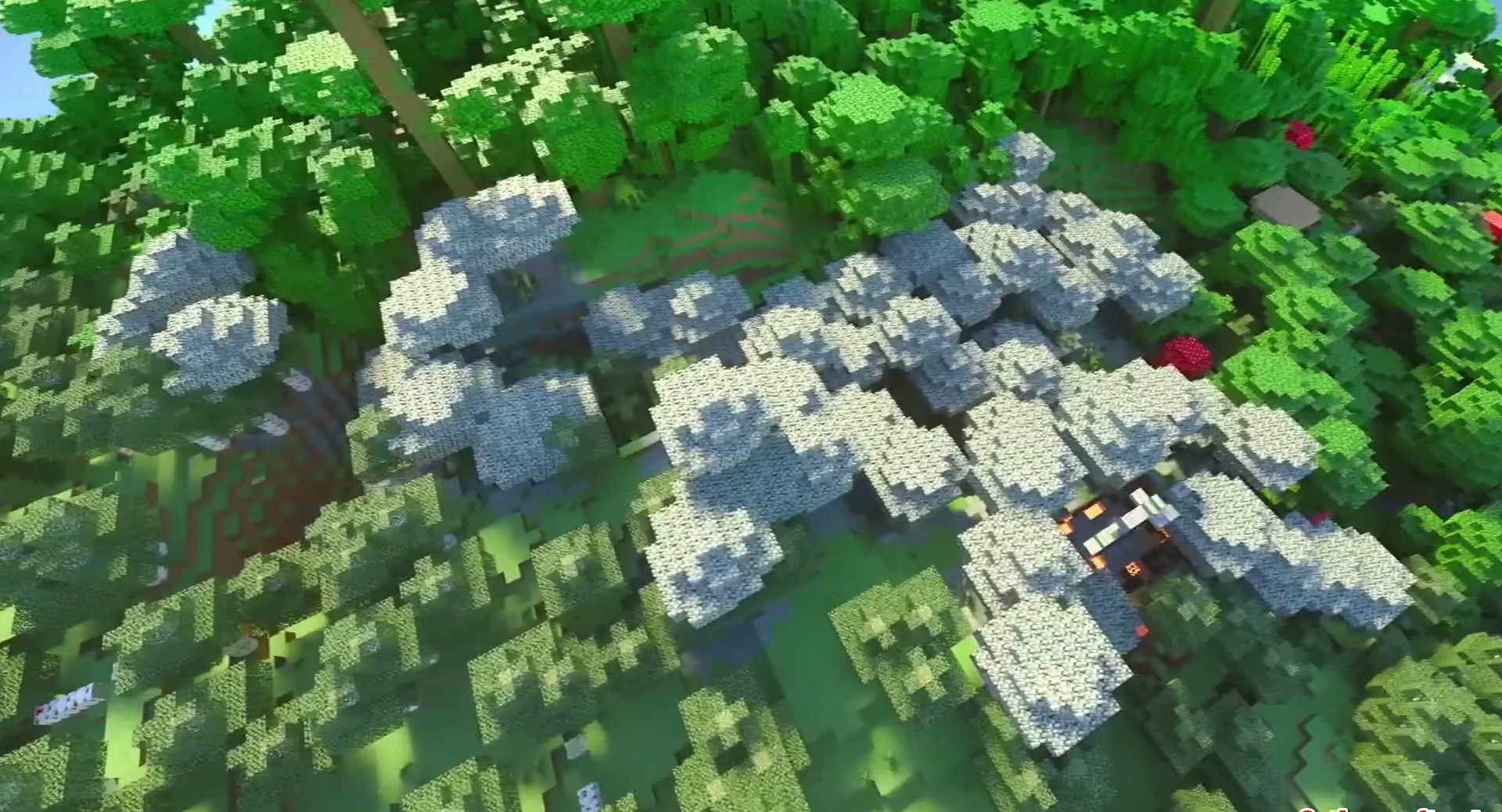 Minecraft seed 2882155124289686792 — скриншот 1