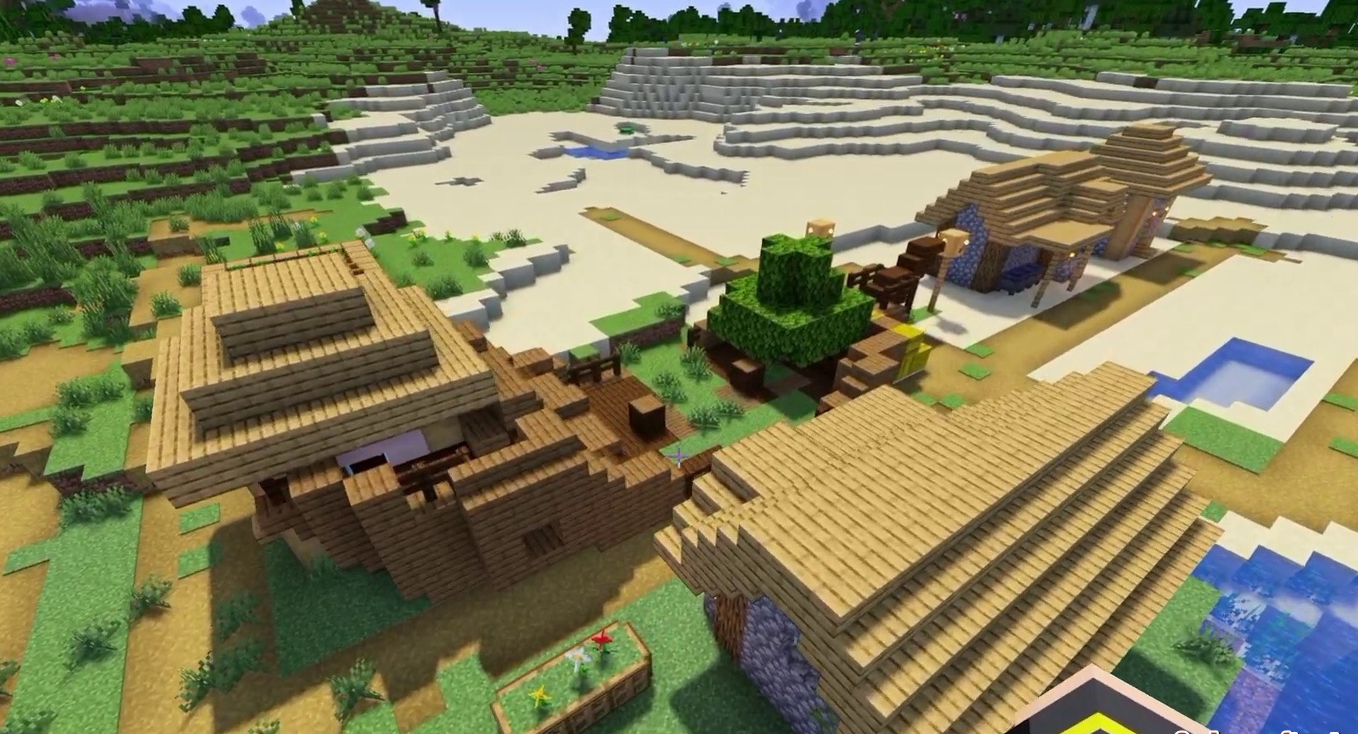 Minecraft seed 328762772798098465 — скриншот 1
