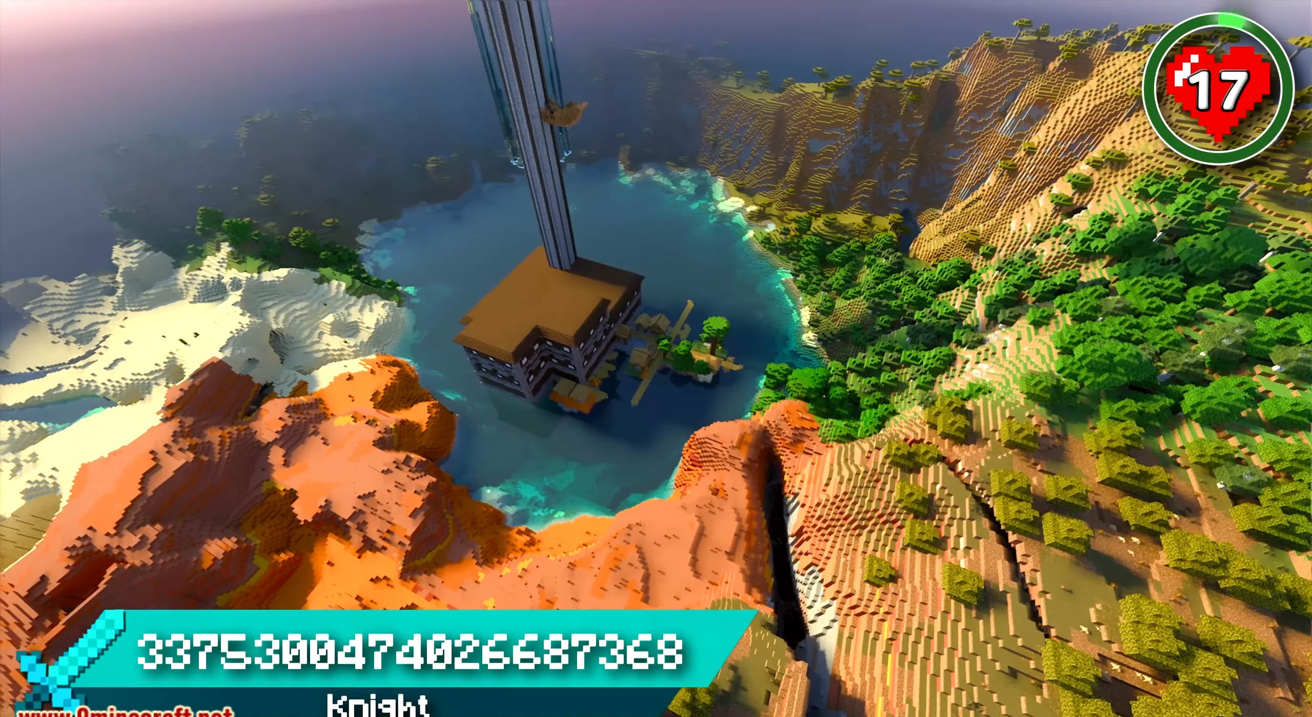 Minecraft seed 3375300474026687368 — скриншот 1