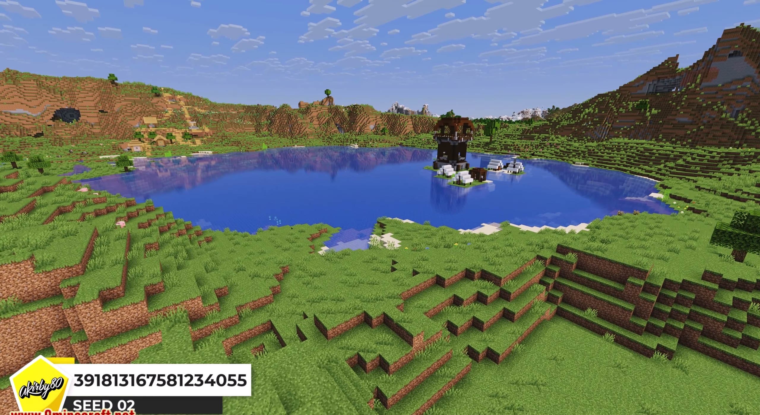 Minecraft seed 391813167581234055 — скриншот 1