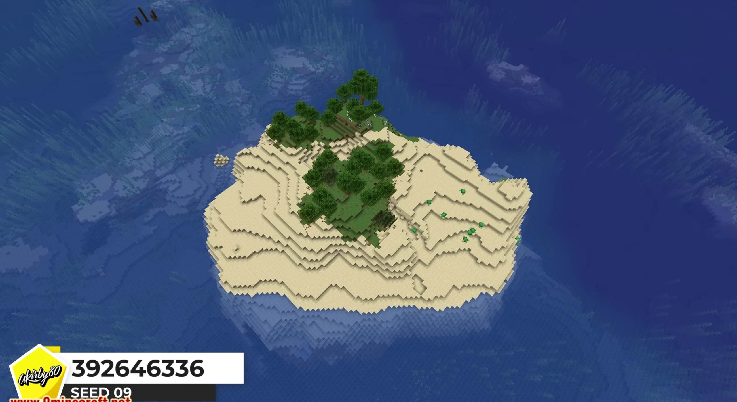 Minecraft seed 392646336 — скриншот 1