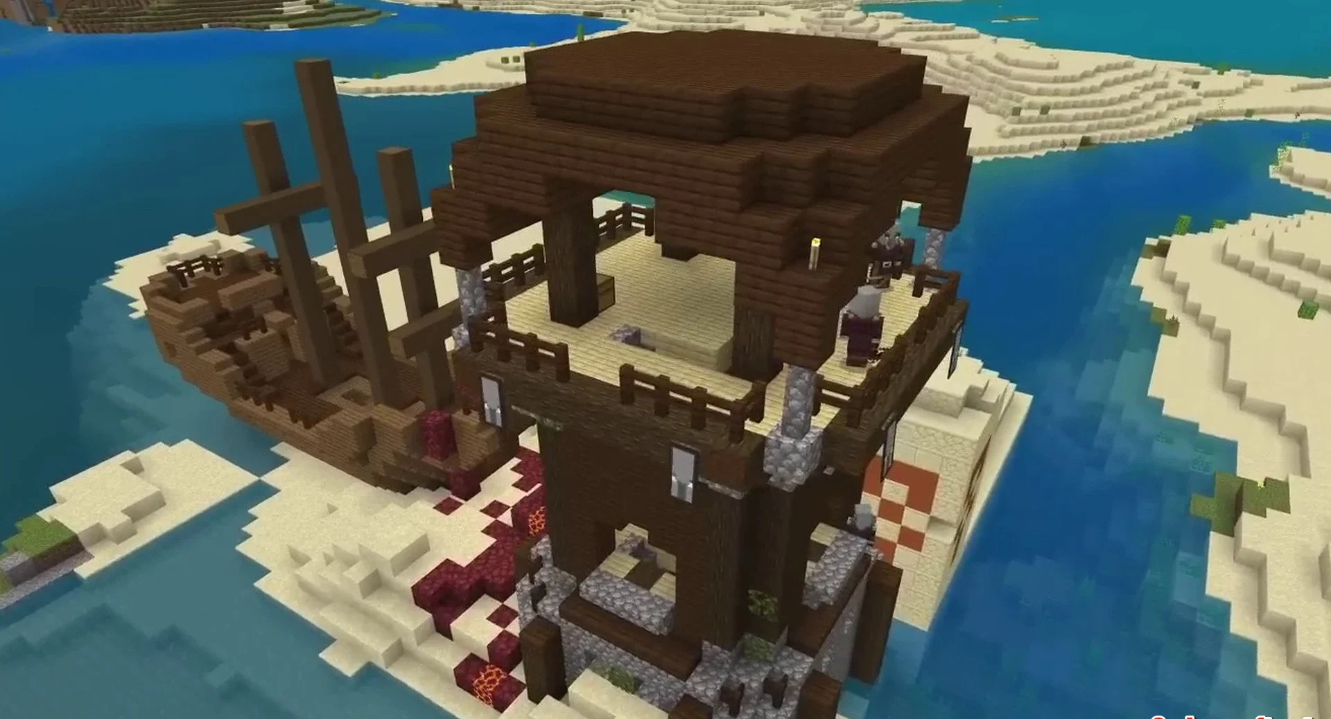Minecraft seed 4046413085531614982 — скриншот 1