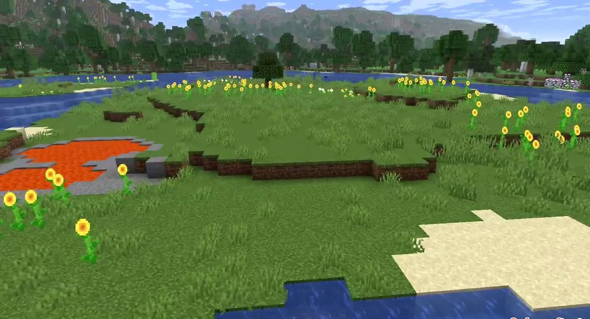 Minecraft seed 4872258363489436374 — скриншот 1