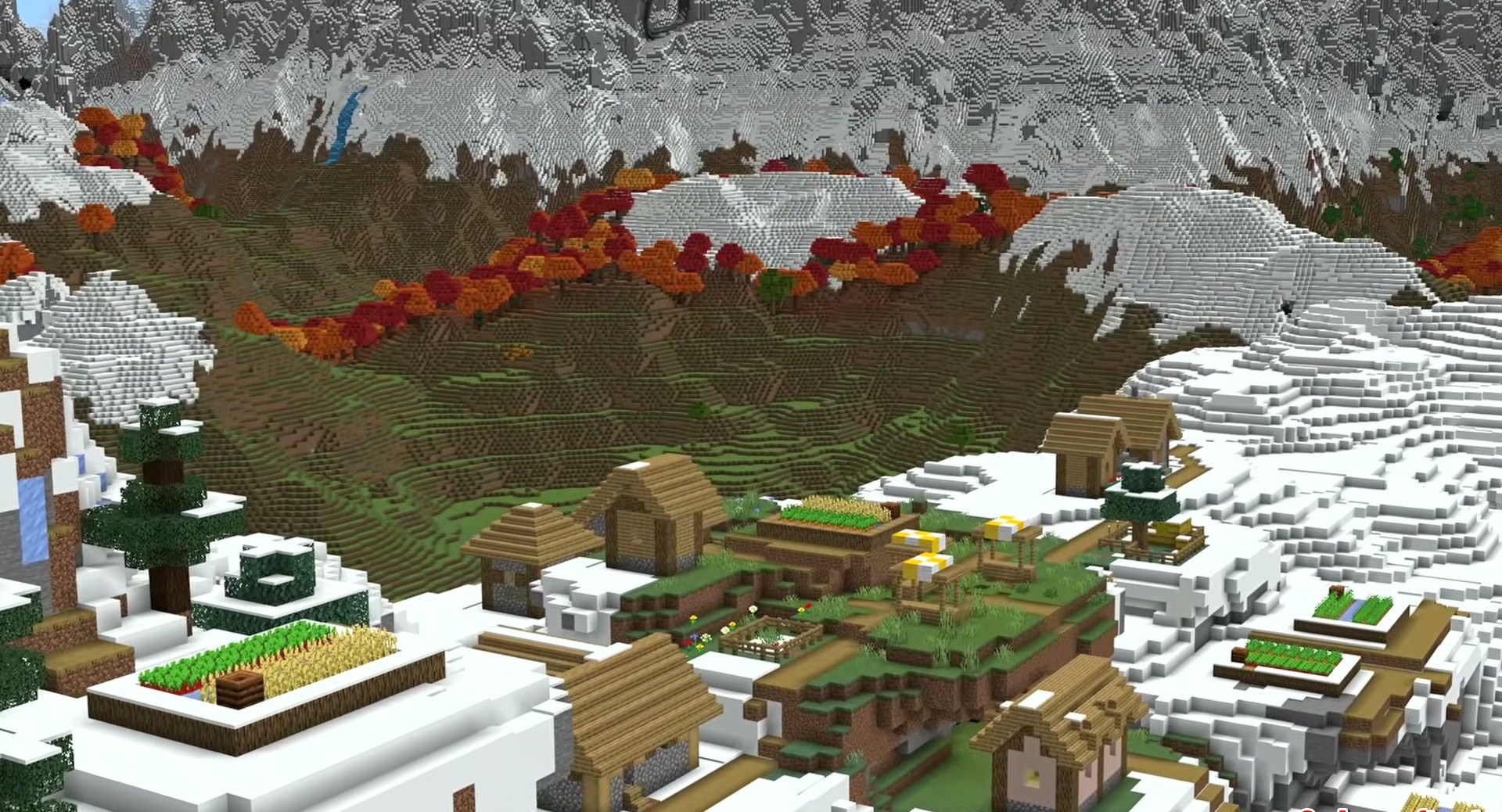 Minecraft seed 4983085950276829736 — скриншот 1