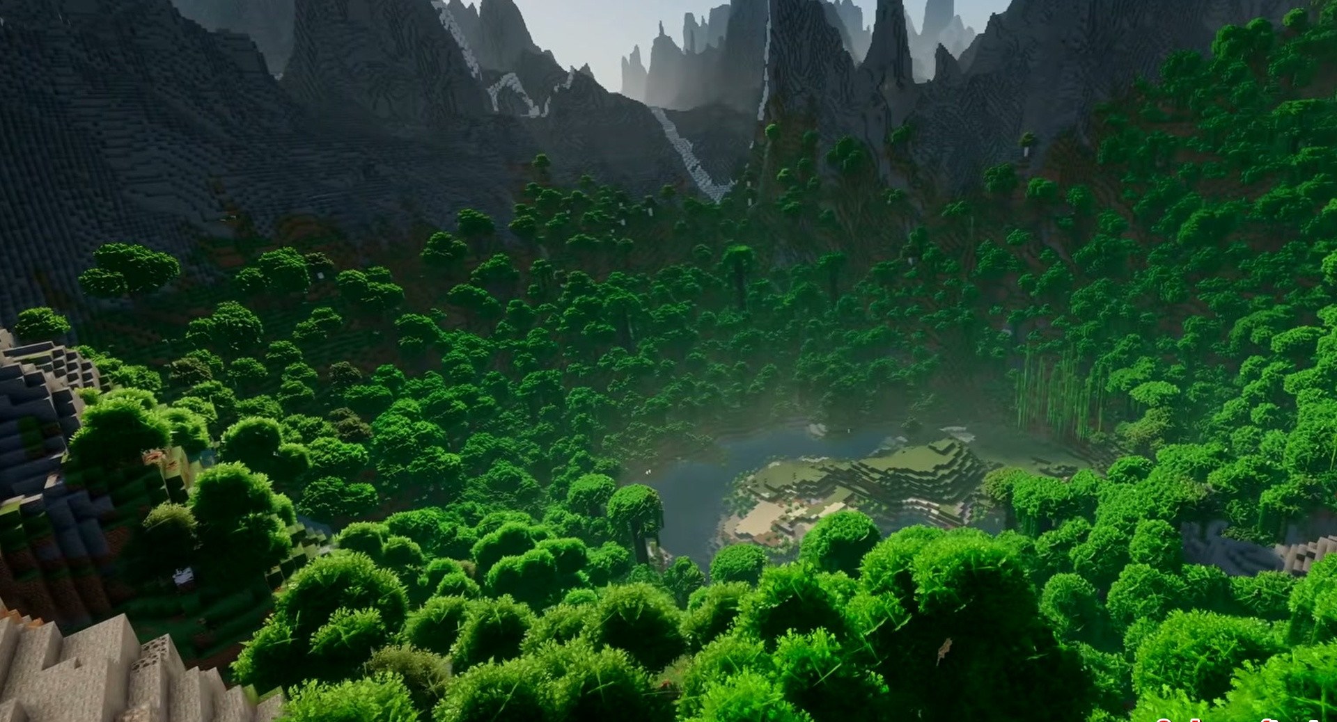 Minecraft seed 4983086410095610500 — скриншот 1