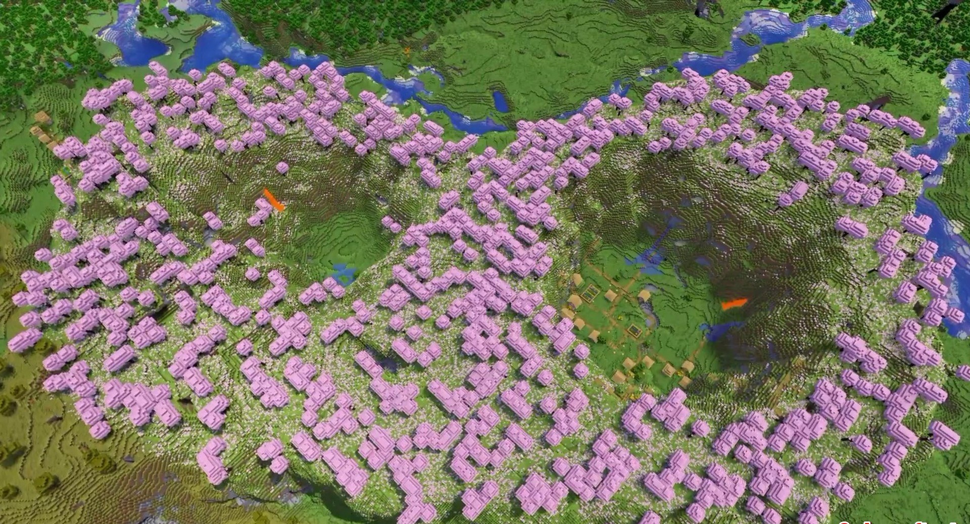 Minecraft seed 508454663816 — скриншот 1