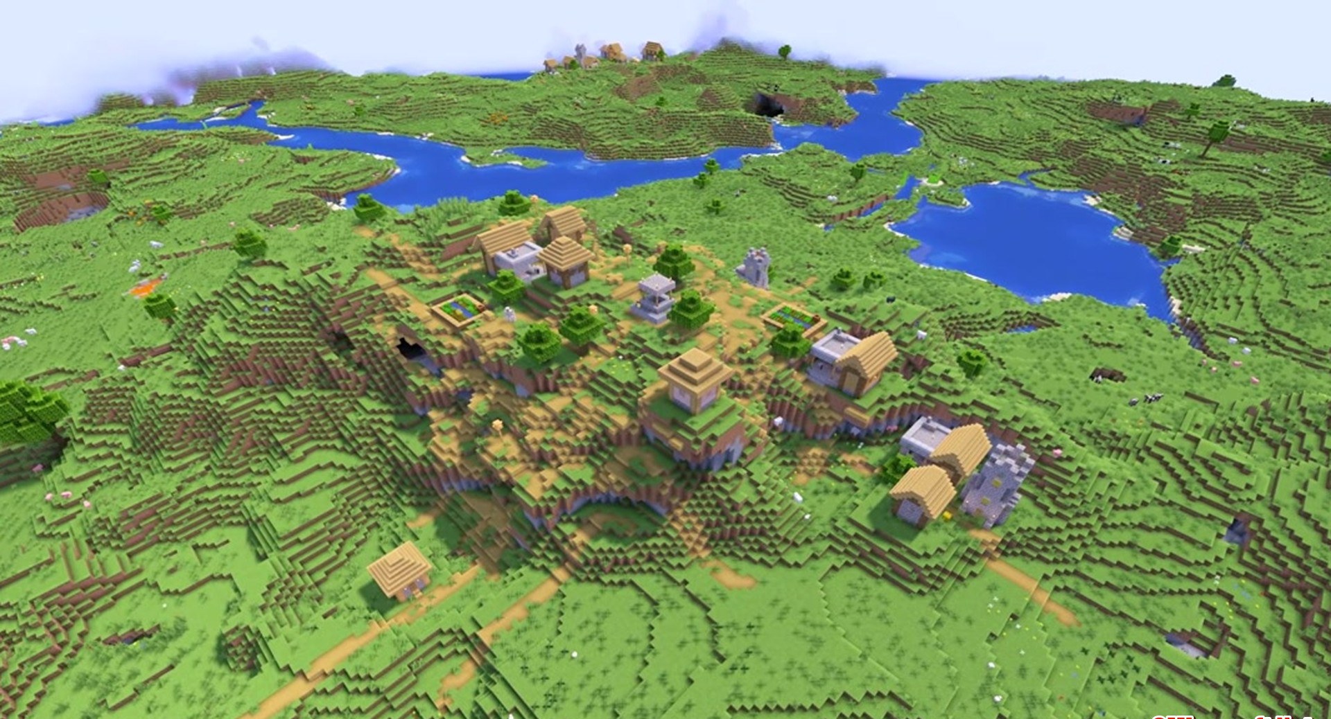 Minecraft seed 524388416 — скриншот 1