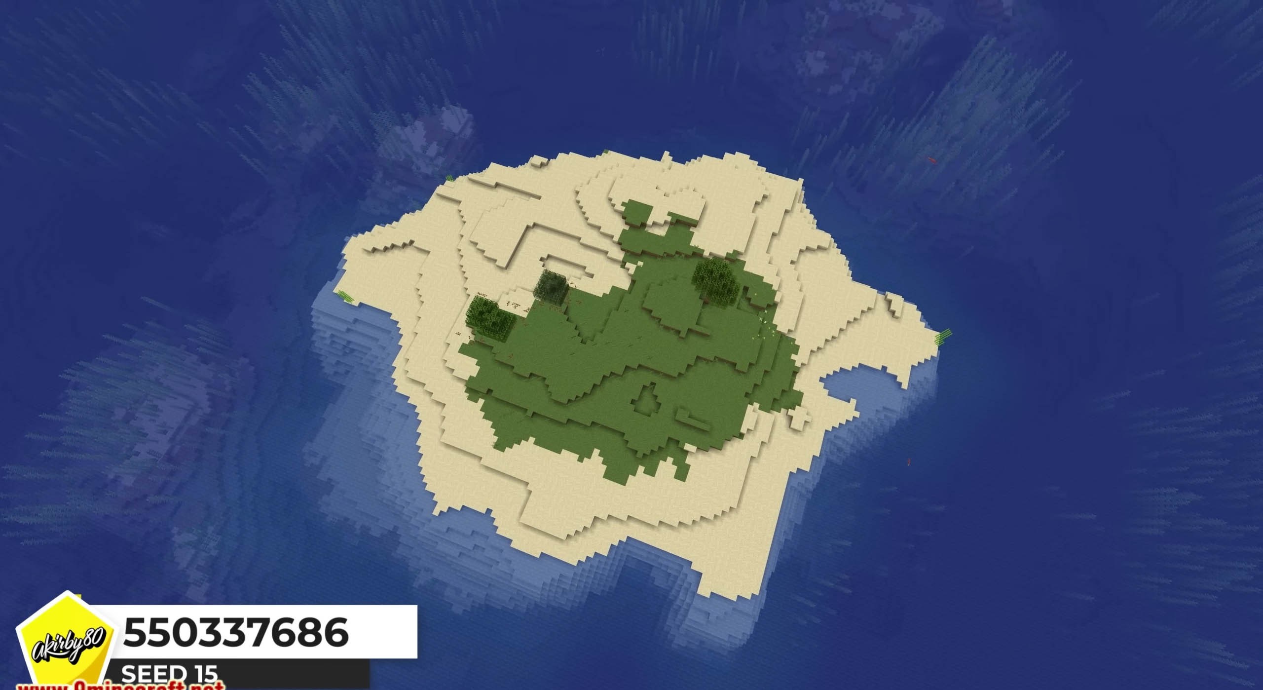 Minecraft seed 550337686 — скриншот 1