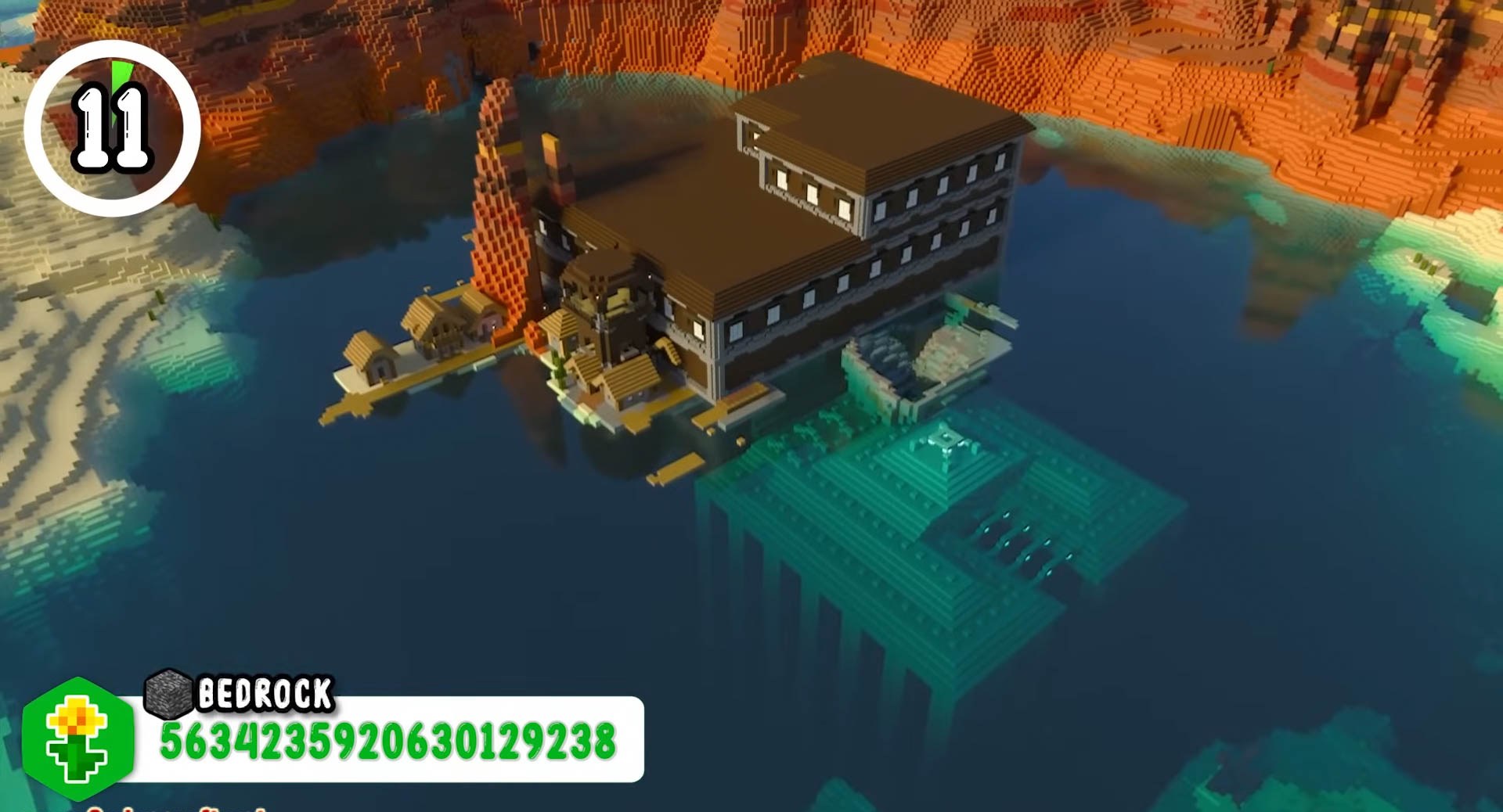 Minecraft seed 5634235920630129238 — скриншот 1