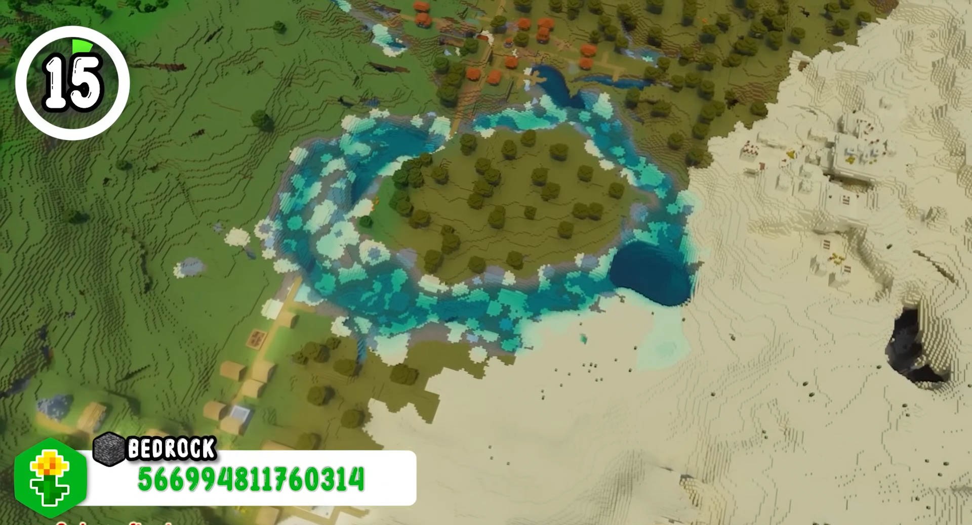 Minecraft seed 566994811760314 — скриншот 1