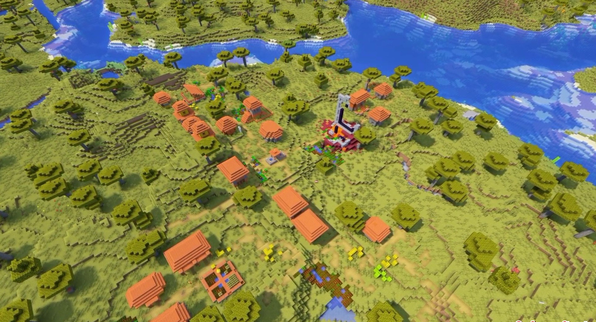 Minecraft seed 58030549137 — скриншот 1