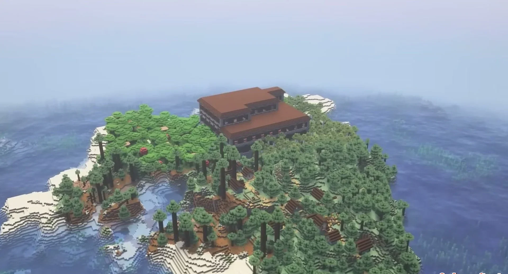 Minecraft seed 6942006318963740776 — скриншот 1
