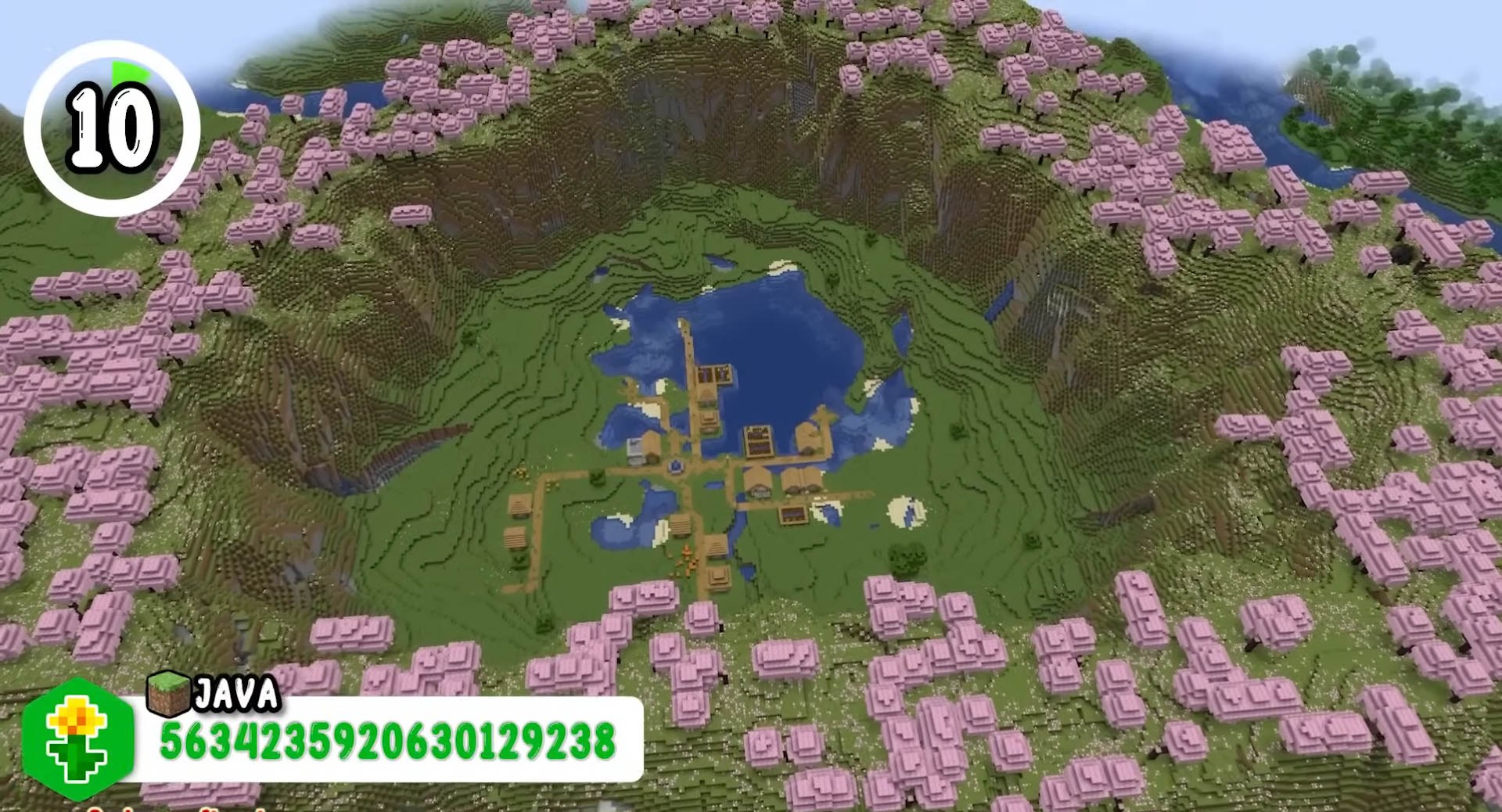 Minecraft seed 69420104198347093 — скриншот 1