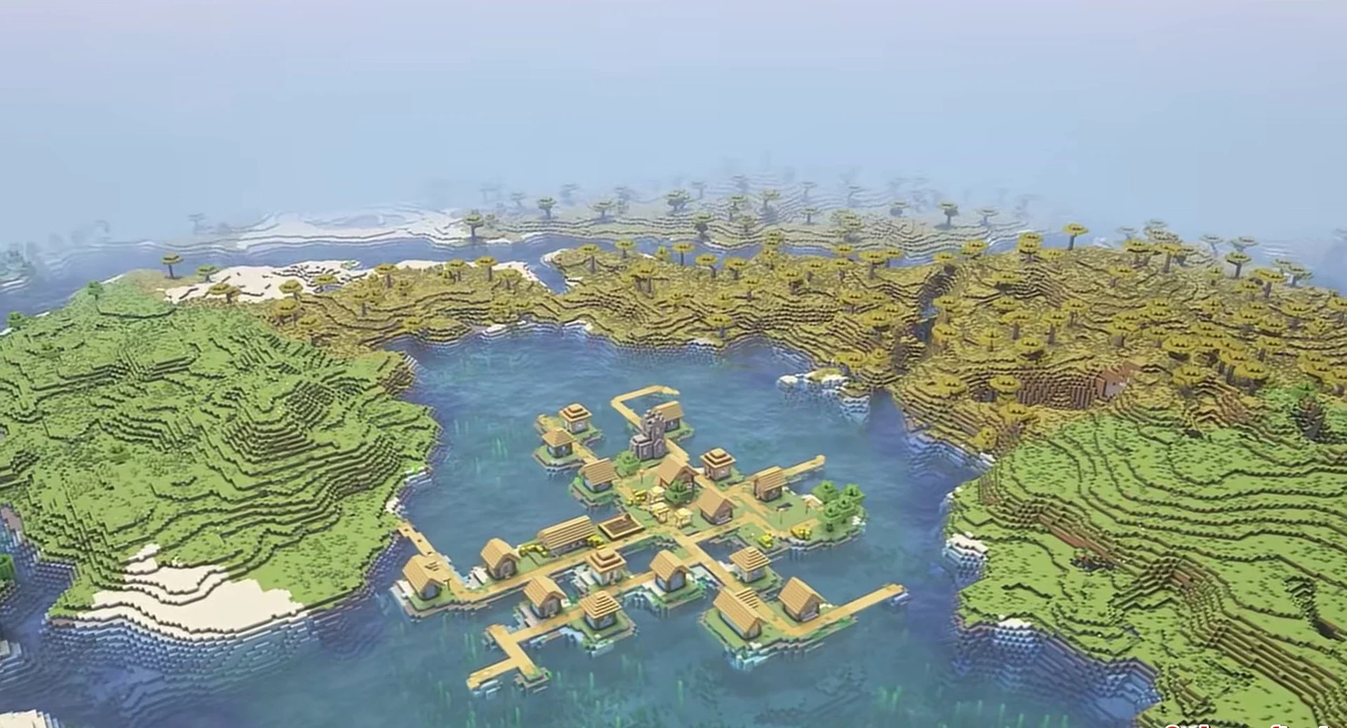 Minecraft seed 6942694280725019487 — скриншот 1