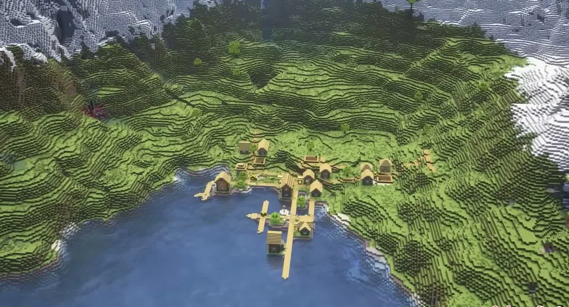 Minecraft seed 6942694285908550639 — скриншот 1