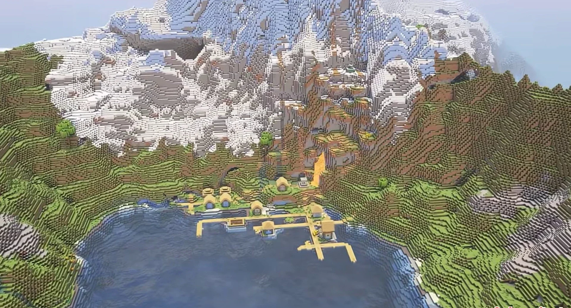 Minecraft seed 6942694292685720576 — скриншот 1
