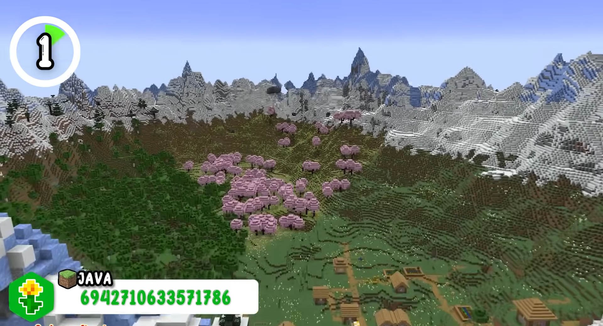 Minecraft seed 6942710633571786 — скриншот 1