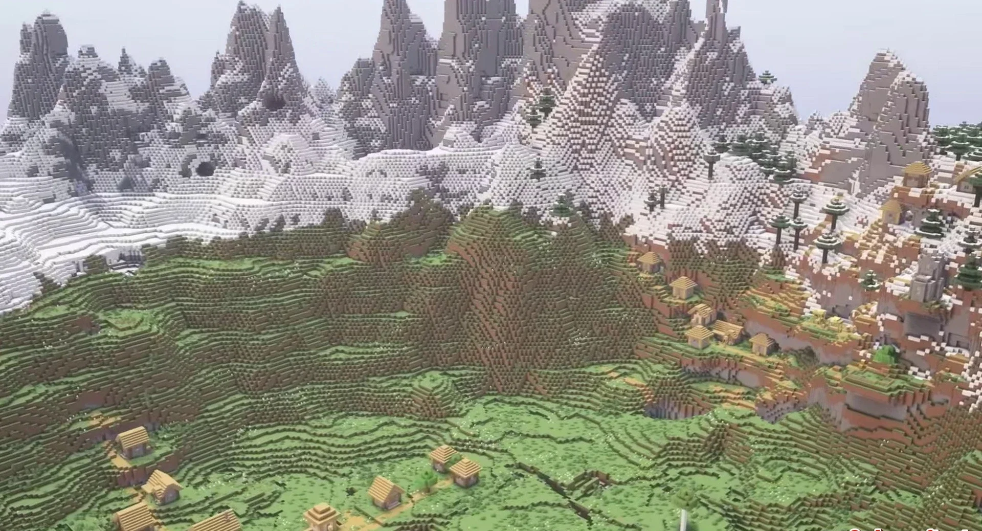 Minecraft seed 6944228132074671 — скриншот 1