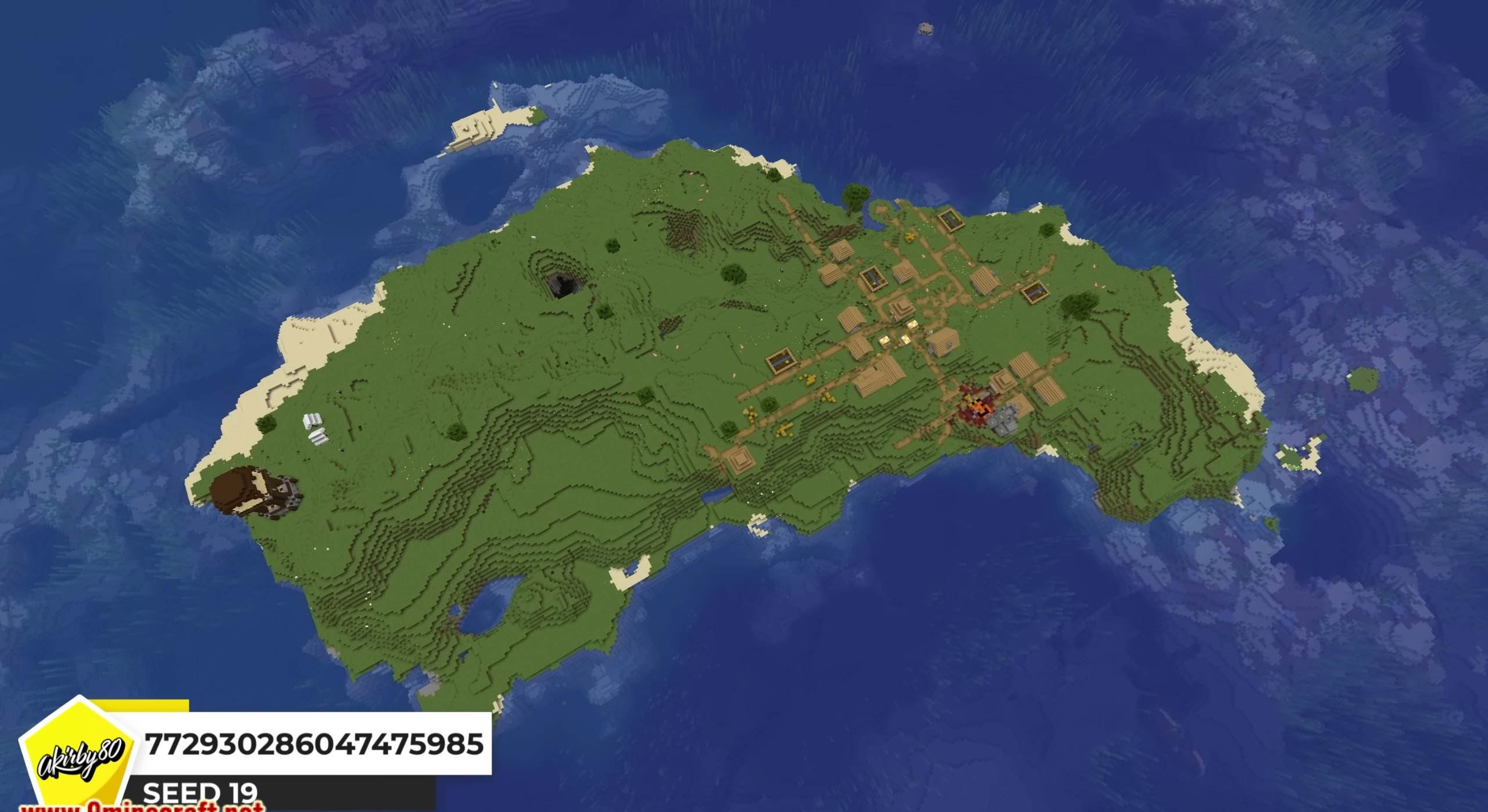 Minecraft seed 772930286047475985 — скриншот 1