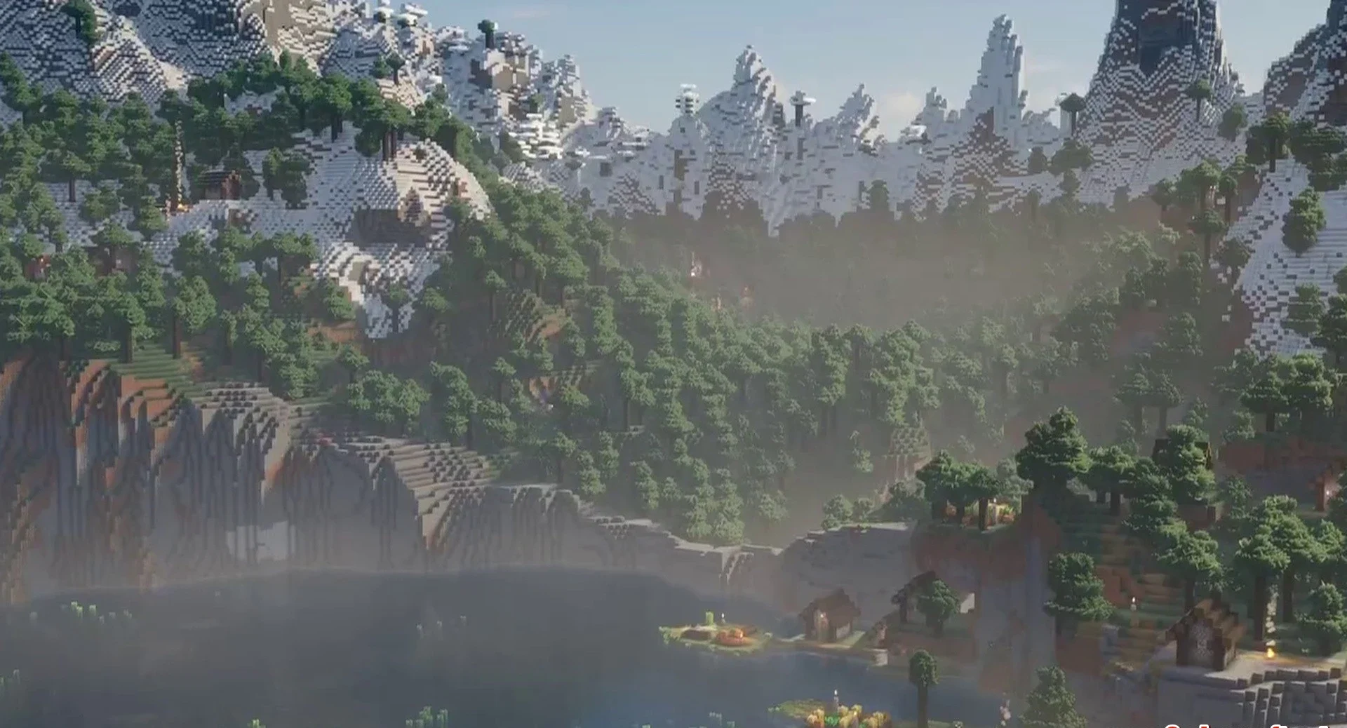 Minecraft seed 8384044314614901214 — скриншот 1