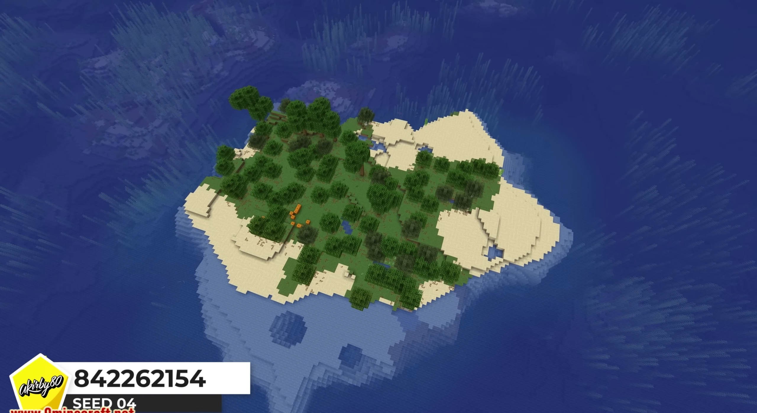 Minecraft seed 842262154 — скриншот 1
