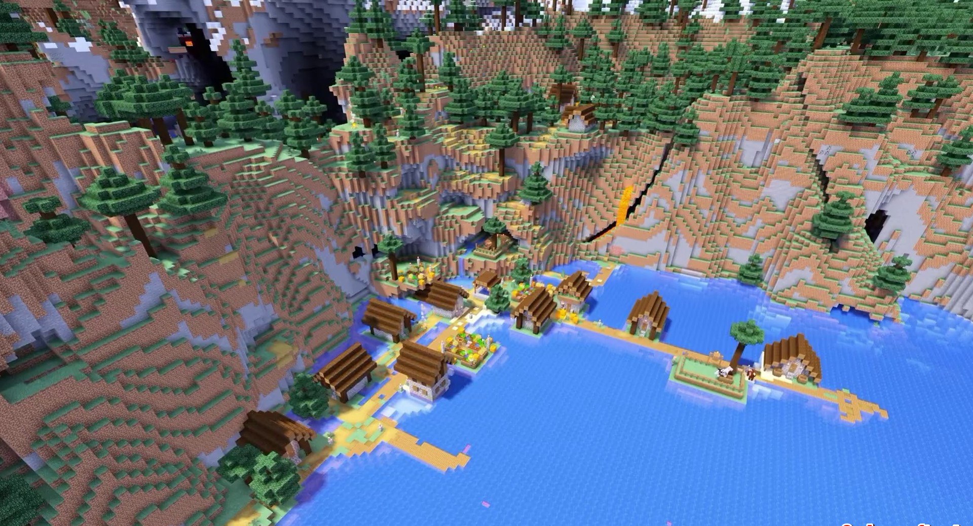 Minecraft seed 8500262821685105952 — скриншот 1