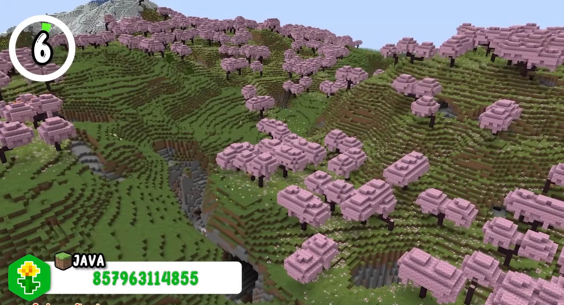 Minecraft seed 857963114855 — скриншот 1